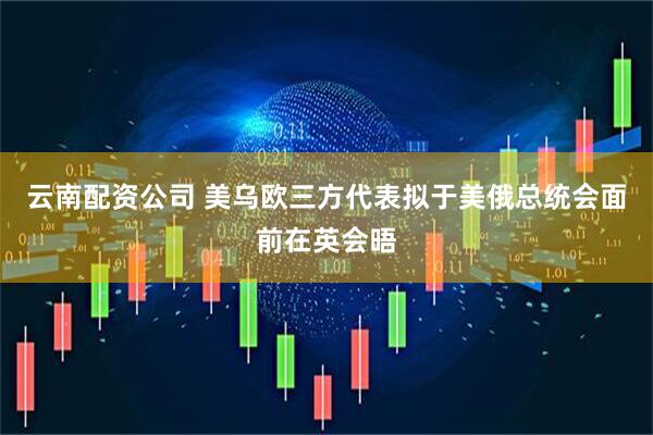 云南配资公司 美乌欧三方代表拟于美俄总统会面前在英会晤